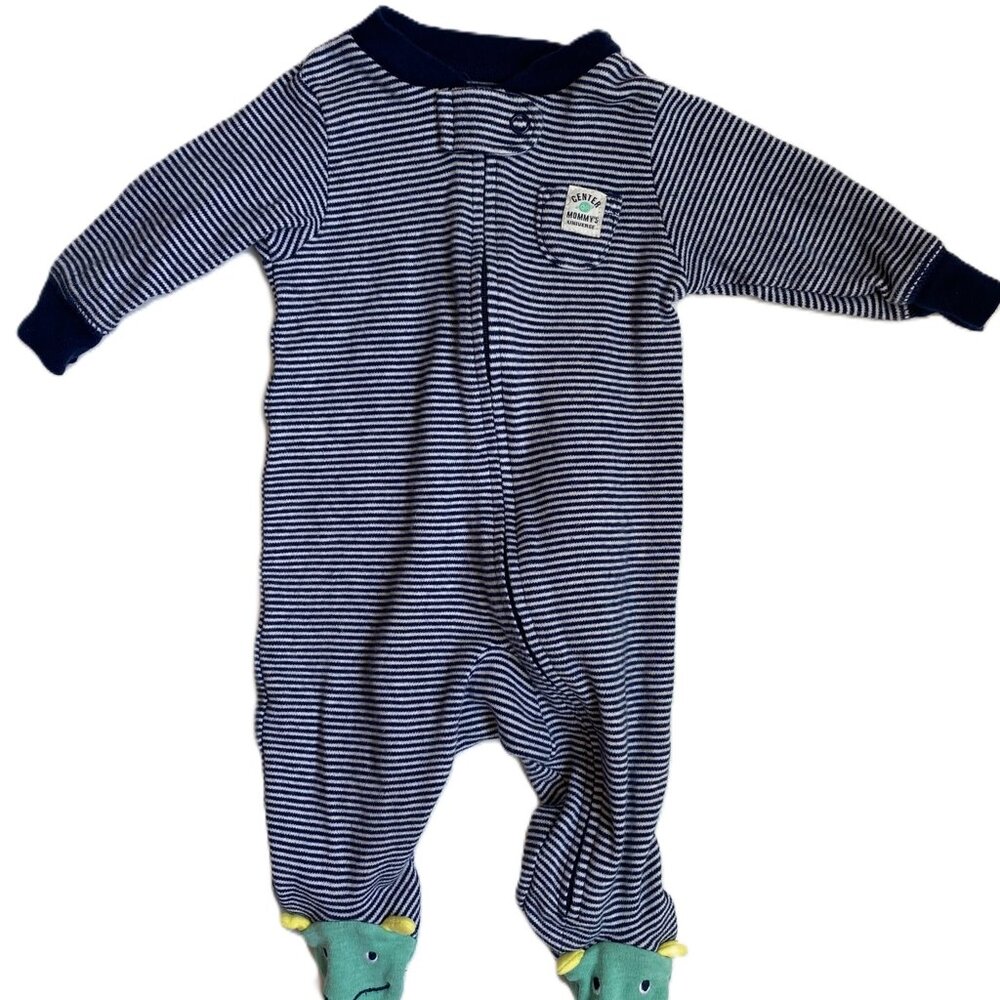 🌟 $3 Add On | Baby Sleep & Play Footie PJ 3M Carter's Silly Monster Theme